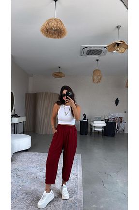 شلوار رنگی زنانه پاچه کش دار Buket Teke - کد 958094644
