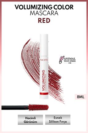 ریمل قرمز سایز اورجینال Note Cosmetics - کد 958143276