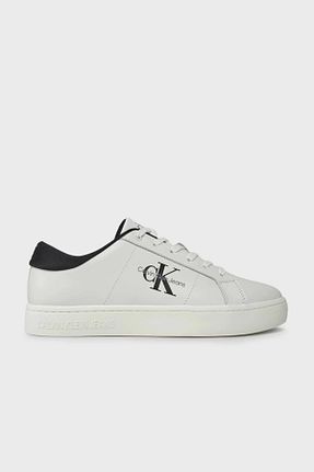 کفش اسنیکر سفید مردانه چرم اصل Calvin Klein - کد 786962562