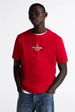 تیشرت قرمز مردانه رگولار Tommy Hilfiger - کد 883140996
