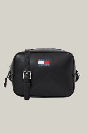 کیف دوشی مشکی زنانه چرم مصنوعی Tommy Hilfiger - کد 883229804