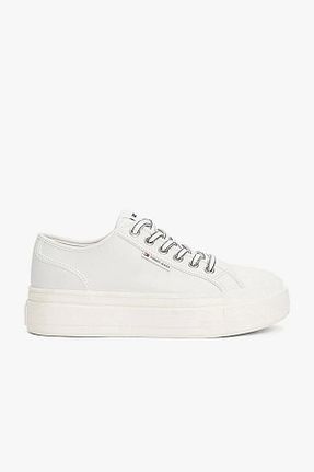 کفش اسنیکر سفید زنانه بند دار Tommy Hilfiger - کد 886603329
