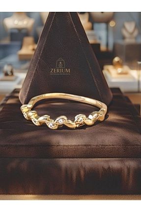 انگشتر استیل (فولاد) طلائی زنانه استیل (فولاد) ZERİUM - کد 946308694