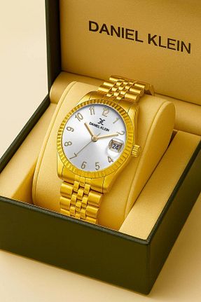 ساعت مچی طلائی زنانه 36-40 میلی متر Daniel Klein - کد 893589769