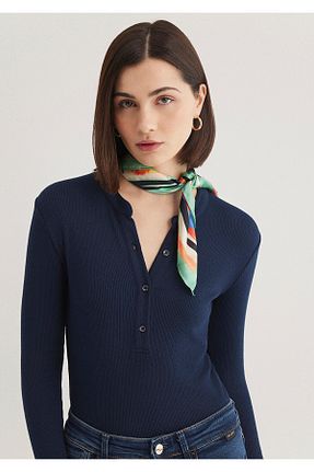 باندانا سبز پلی استر Mavi - کد 904866398