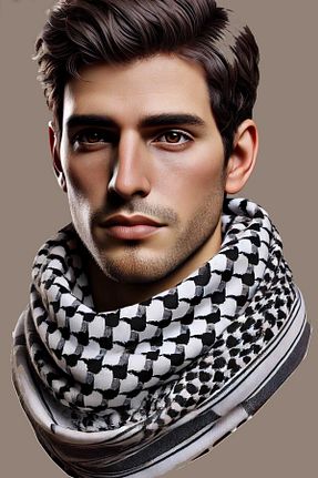 شال سفید مردانه Belifanti Collection - کد 896812095