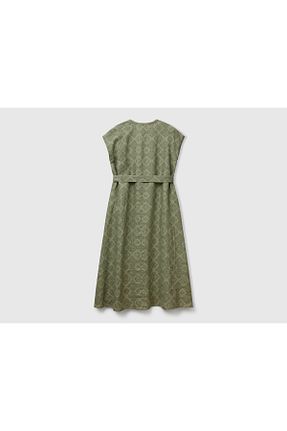 لباس خاکی زنانه بافتنی United Colors of Benetton - کد 948689351