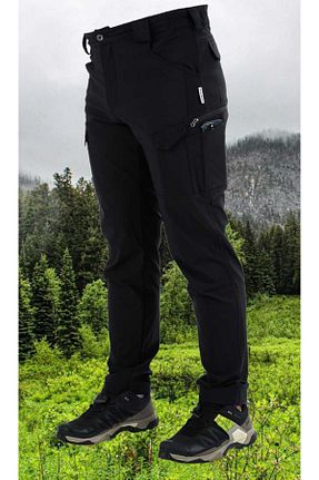 شلوار مشکی زنانه لیکرا SNOWMOUNT - کد 893490311