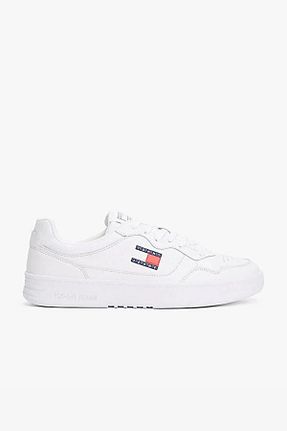 کفش اسنیکر سفید مردانه چرم اصل Tommy Hilfiger - کد 867239221