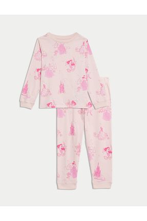 ست لباس راحتی صورتی بچه گانه طرح دار Marks & Spencer - کد 876256732