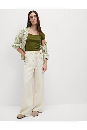 بلوز سبز زنانه ساده Marks & Spencer - کد 955212780