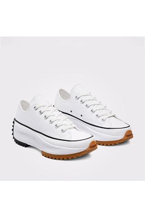 کفش اسنیکر سفید زنانه بند دار Converse - کد 145387649