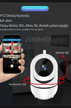 دوربین هوشمنده سفید Zineets - کد 903814843