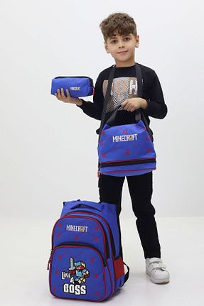 کیف مدرسه سرمه ای بچه گانه پارچه ای Probag - کد 925433921