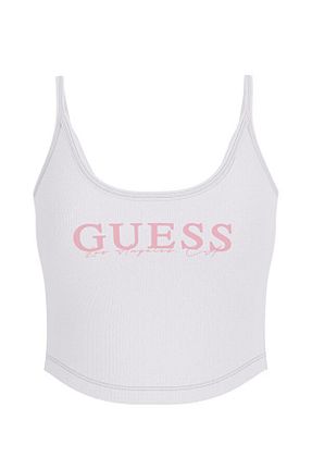 بلوز سفید زنانه طرح دار Guess - کد 929675923
