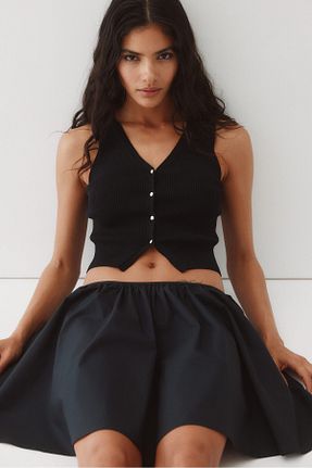 سوئیتر مشکی زنانه پنبه ای H&M - کد 931054157