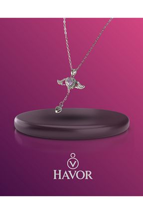 گردنبند استیل ( فولاد ) طوسی زنانه استیل (فولاد) havor - کد 958404523