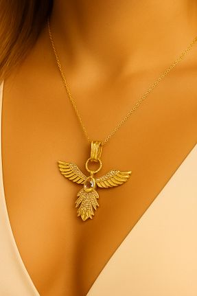 گردنبند استیل ( فولاد ) طلائی زنانه استیل (فولاد) Merand - کد 957063624