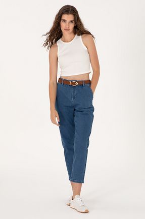 شلوار جین آبی زنانه پاچه تنگ U.S. Polo Assn. - کد 930887371