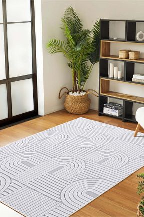 فرش سفید زیره ضد لغزش West Home - کد 951561928