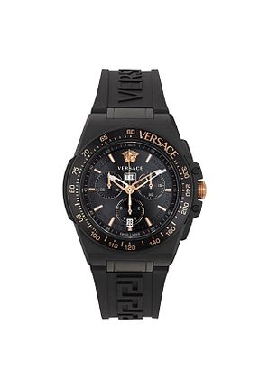 ساعت مچی مشکی مردانه 41-45 میلی متر Versace - کد 755356552