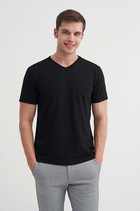 تیشرت مشکی مردانه Straight Cazador - کد 899360911