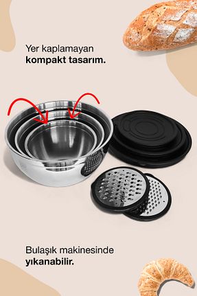 ظرف نگهداری مشکی استیل (فولاد) Serenk - کد 741124066