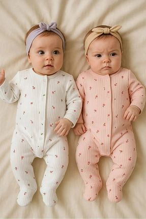 بعد از زایمان صورتی بچه گانه پنبه ای ENİA BABY - کد 891846614
