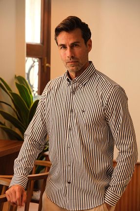 پیراهن سرمه ای مردانه Relaxed Fitmens - کد 839317412