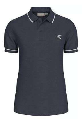 پولوشرت سرمه ای مردانه پنبه ای Calvin Klein - کد 887089783
