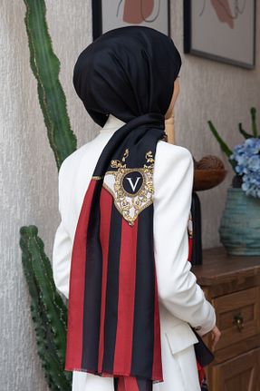 شال قرمز زنانه Vissona - کد 270692280