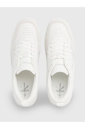 کفش اسنیکر سفید مردانه بند دار Calvin Klein - کد 814215818