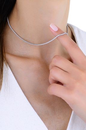 گردنبند نقره زنانه 925 عیار Söğütlü Silver - کد 958517685