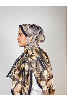 شال قهوه ای زنانه MODA - کد 959404040
