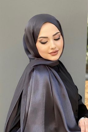 شال طوسی زنانه شیفون Zayna Collection - کد 960318572