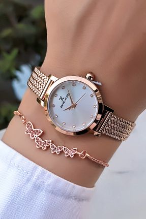 ساعت مچی صورتی زنانه 20-25 میلی متر Daniel Klein - کد 960351953