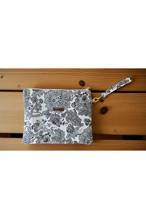 کیف پورتفوی و کلاچ سفید زنانه baginmuse - کد 960619437
