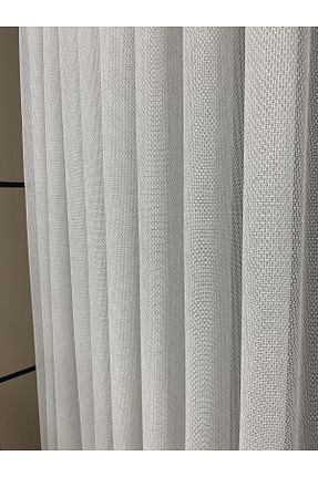 پرده توری سفید ریل دار Brillant - کد 960742719