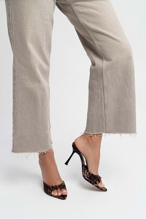 دمپائی رنگی زنانه چرم لاکی NİŞANTAŞI SHOES - کد 957460071