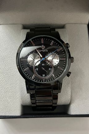 ساعت مچی مشکی مردانه 41-45 میلی متر S.POLO - کد 379606894