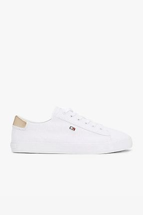 کفش اسنیکر سفید زنانه بند دار Tommy Hilfiger - کد 901396122