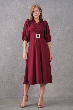 لباس زرشکی زنانه بافتنی bayansepeti - کد 950200792