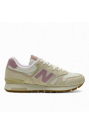 کفش اسنیکر بژ زنانه چرم اصل New Balance - کد 890173992
