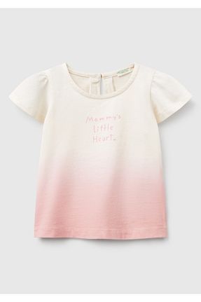 تیشرت صورتی بچه گانه رگولار United Colors of Benetton - کد 934095976
