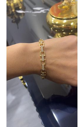 دستبند استیل (فولاد) زرد زنانه استیل ضد زنگ Store - کد 946079338