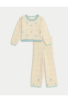 ست نوزادی بژ بچه گانه پنبه ای Marks & Spencer - کد 901590682