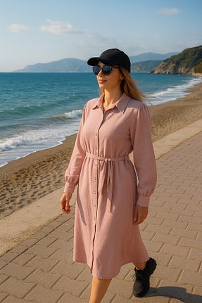 تونیک صورتی زنانه بافتنی MODA - کد 939446933