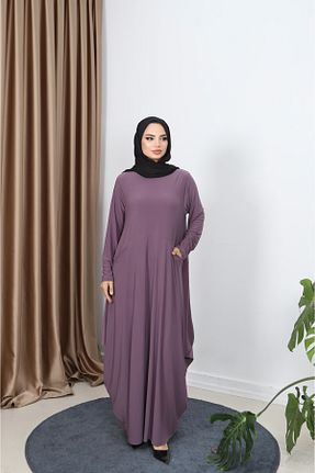 لباس حجاب صورتی زنانه رگولار NİSUM MODA - کد 892030685