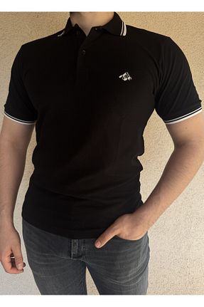 پولوشرت مشکی مردانه %100 پنبه Mesh - کد 940352682
