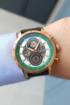 ساعت مچی سبز مردانه 45 میلی متر Daniel Klein - کد 746827009